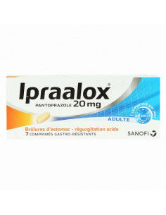 Ipraalox 20mg brûlures estomac comprimés 7 comprimés