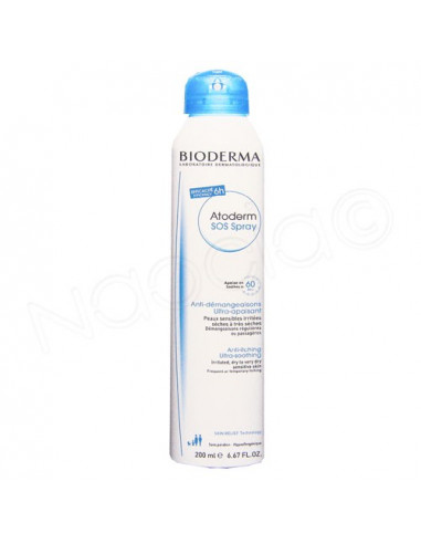 Bioderma Atoderm SOS Spray Anti-démangeaisons Ultra-apaisant 200 ml
