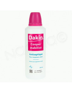 Dakin cooper stabilisé antiseptique solution liquide Flacon 250ml