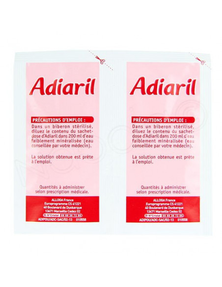 Adiaril Poudre solution buvable réhydratation 10 sachets de 7g  - 2