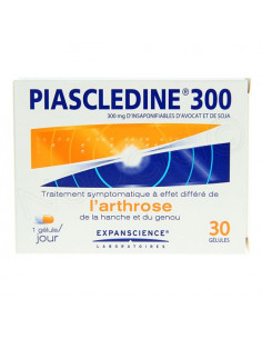 Piascledine 300 Arthrose Hanche et Genou. gélules Boite 30 gélules