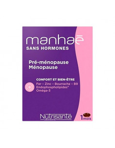 Manhaé Pré-ménopause & Ménopause Sans Hormones 30 capsules - 1 mois