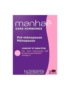 Manhaé Pré-ménopause & Ménopause Sans Hormones 60 capsules - 2 mois