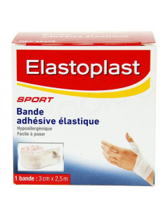 Elastoplast Sport Bande Adhésive Élastique 3cm x 2.5m