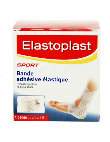 Elastoplast Sport Bande Adhésive Élastique 6cm x2.5m