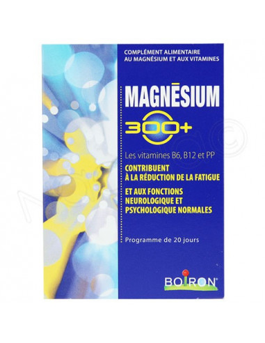 Magnesium 300+ Boite 80 comprimés