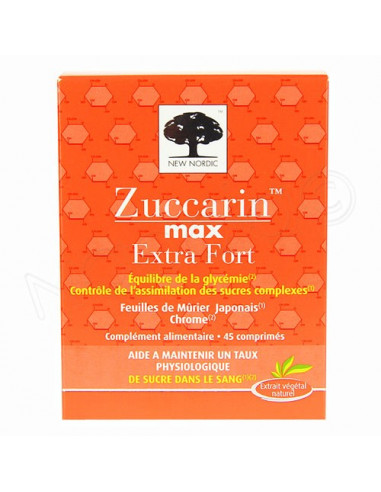 Zuccarin Max Extra Fort 45 comprimés