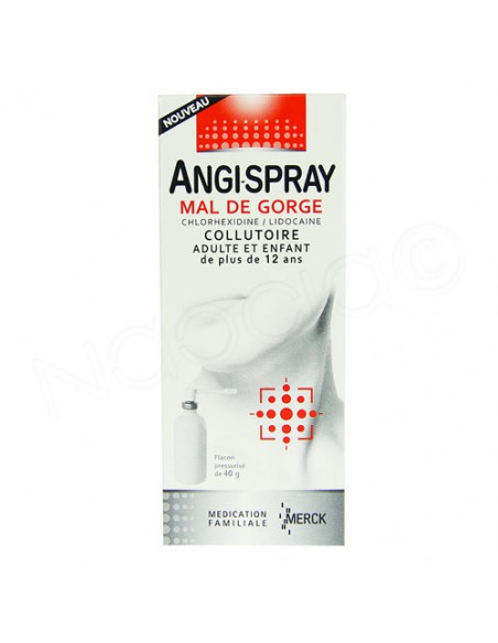 Angi-Spray Mal de gorge Collutoire Adulte et enfant (+12 ans) Flacon 40g