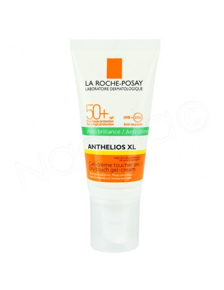 Anthelios XL Anti-brillance SPF50+ Gel Crème Toucher Sec sans traces blanches. 50ml
